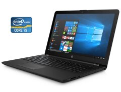 Ноутбук HP 15-bs115dx / 15.6" (1366x768) TN Touch / Intel Core i5-8250U (4 (8) ядра по 1.6 - 3.4) / 8 GB DDR4 / 240 GB SSD / Intel HD Graphics 620 / WebCam / DVD-ROM / Win 10 Home
