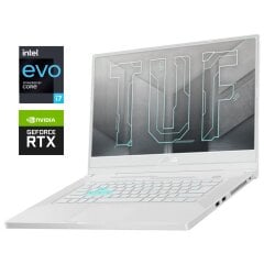 Игровой ноутбук Asus TUF Dash F15 FX516P White / 15.6" (1920x1080) IPS / Intel Core i7-11370H (4 (8) ядра по 3.0 - 4.8 GHz) / 16 GB DDR4 / 512 GB SSD / nVidia GeForce RTX 3060, 6 GB GDDR6, 192-bit / WebCam / Win 11