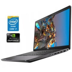 Ігровий ноутбук Dell Latitude 5501 / 15.6" (1920x1080) IPS / Intel Core i7-9850H (6 (12) ядра по 2.6 - 4.6 GHz) / 16 GB DDR4 / 512 GB SSD / nVidia GeForce MX150, 2 GB GDDR5, 64-bit / WebCam