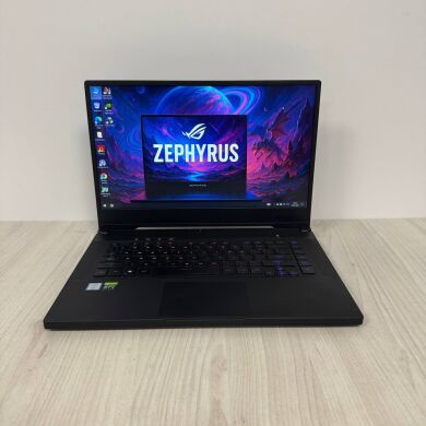 Игровой ноутбук Asus ROG Zephyrus S15 GX502GW / 15.6" (1920x1080) IPS / Intel Core i7-9750H (6 (12) ядер по 2.6 - 4.5 GHz) / 16 GB DDR4 / 512 GB SSD M.2 / nVidia GeForce RTX 2070, 8 GB GDDR6, 256-bit / WebCam