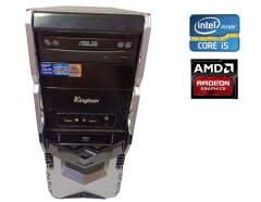 ПК Kinghun Tower / Intel Core i5-3470 (4 ядра по 3.2 - 3.6 GHz) / 16 GB DDR3 / 120 GB SSD + 1000 GB HDD / AMD Radeon HD7850 DC, 1GB GDDR5, 256-bit / 650W / DVD-RW