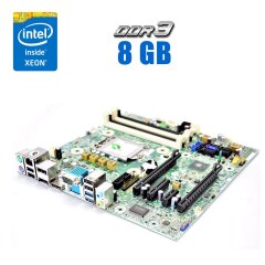 Комплект: Материнська плата HP Z230 / Intel Xeon E3-1225 v3 (4 ядра по 3.2 - 3.6 GHz) (аналог i5-4590) / 8 GB DDR3 / Intel HD Graphics P4600 / Socket LGA1150 / Кулер