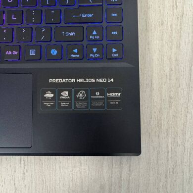 Ігровий ноутбук Acer Predator Helios Neo 14 PHN14-51 / 14" (2560x1600) IPS / Intel Core Ultra 7 155H (16 (22) ядер по 1.4 - 4.8 GHz) / 16 GB DDR5 / 1000 GB SSD NVMe / nVidia GeForce RTX 4070, 8 GB GDDR6, 128-bit / WebCam