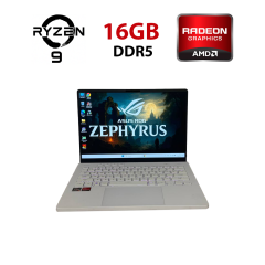 Игровой ноутбук Asus ROG Zephyrus G14 GA402RK / 14" (2560x1600) IPS / AMD Ryzen 9 6900HS (8 (16) ядер по 3.3 - 4.9 GHz) / 16 GB DDR4 / 1000 GB SSD / AMD Radeon RX 6700S, 8 GB GDDR6, 128-bit / WebCam
