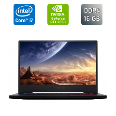 Игровой ноутбук Asus ROG Zephyrus M15 GU502 LV / 15.6" (3840x2160) IPS / Intel Core i7-10750H (6 (12) ядер по 2.6 - 5.0 GHz) / 16 GB DDR4 / 1000 GB SSD / nVidia GeForce RTX 2060, 6 GB GDDR6, 192-bit / USB Type-C / HDMI / Windows 10