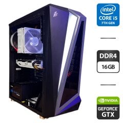 Игровой ПК 1stPlayer R3-3R1 Color Tower / Intel Core i5-7600K (4 ядра по 3.8 - 4.2 GHz) / 16 GB DDR4 / 120 GB SSD + 1000 GB HDD / nVidia GeForce GTX 1060, 6 GB GDDR5, 192-bit / 600W