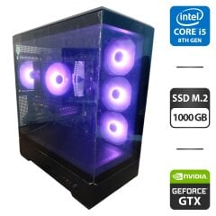 Ігровий ПК AeroCool P500B Digi Tower / Intel Core i5-8400 (6 ядер по 2.8 - 4.0 GHz) / 16 GB DDR4 / 1000 GB SSD M.2 / nVidia GeForce GTX 1660 Super, 6 GB GDDR6, 192-bit / 700W