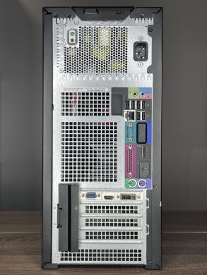 Компьютер Dell Optiplex 980 Tower / Intel Core i5-750 (4 ядра по 2.6 - 3.2 GHz) / 4 GB DDR3 / 240 GB SSD NEW / ASUS HD 5450 Silent V2, 1 GB DDR3, 32-bit / DVD-RW