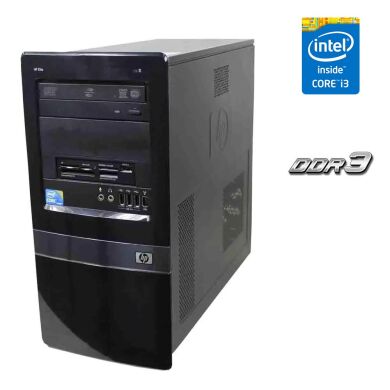 Компьютер HP Elite 7100 Tower / Intel Core i3-540 (2 (4) ядра по 3.06 GHz) / 4 GB DDR3 / 320 GB HDD / Intel HD Graphics / DVD-ROM 