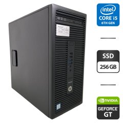 Компьютер HP ProDesk 600 G2 Tower / Intel Core i5-6500 (4 ядра по 3.2 - 3.6 GHz) / 8 GB DDR4 / 256 GB SSD / nVidia GeForce GT 630, 2 GB GDDR3, 128-bit / DVD-ROM