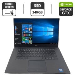 Мобильная рабочая станция Dell XPS 15 9560 / 15.6" (3840x2160) IPS Touch / Intel Core i7-7700HQ (4 (8) ядра по 2.8 - 3.8 GHz) / 16 GB DDR4 / 240 GB SSD / nVidia GeForce GTX 1050, 4 GB GDDR5, 128-bit / WebCam