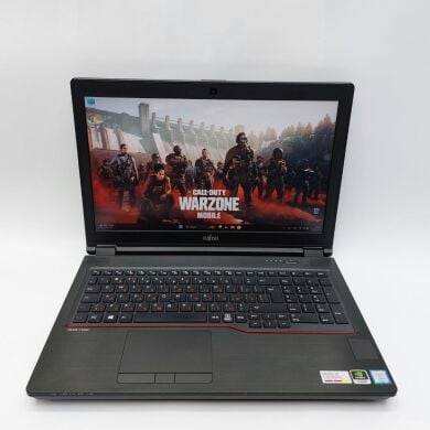Мобільна робоча станція Fujitsu Celsius H780 / 15.6" (1920x1080) IPS / Intel Core i7-8750H (6 (12) ядер по 2.2 - 4.1 GHz) / 32 GB DDR4 / 512 GB SSD / nVidia Quadro P600, 4 GB GDDR5, 128-bit / WebCam
