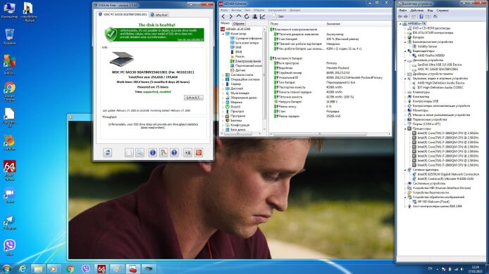 Мобільна робоча станція Б-клас HP Elitebook 8560w / 15.6" (1920x1080) TN / Intel Core i7-2860QM (4 (8) ядра по 2.5 - 3.6 GHz) / 8 GB DDR3 / 256 GB SSD / AMD FirePro M5950, 1 GB GDDR5, 128-bit / WebCam