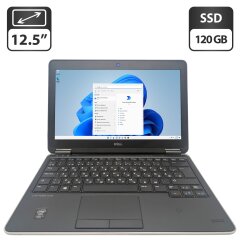 Нетбук Dell Latitude E7240 / 12.5" (1366x768) TN / Intel Core i5-4210U (2 (4) ядра по 1.7 - 2.7 GHz) / 8 GB DDR3 / 120 GB SSD / Intel HD Graphics 4400 / WebCam