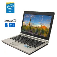 Нетбук HP EliteBook 2570p / 12.5" (1366x768) TN / Intel Core i7-3520M (2 (4) ядра по 2.9 - 3.6 GHz) / 8 GB DDR3 / 320 GB HDD / Intel HD Graphics 4000 / WebCam / Без АКБ