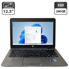 Нетбук HP ProBook 820 G2 / 12.5" (1366x768) TN / Intel Core i5-5200U (2 (4) ядра по 2.2 - 2.7 GHz) / 8 GB DDR3 / 240 GB SSD / Intel HD Graphics 5500 / Fingerprint