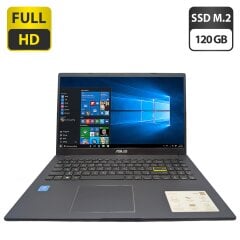 Ноутбук Asus VivoBook E510 / 15.6" (1920x1080) TN / Intel Celeron N4020 (2 ядра по 1.1 - 2.8 GHz) / 4 GB DDR4 / 120 GB SSD M.2 / Intel UHD Graphics 600 / WebCam