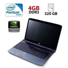 Ноутбук Б-клас Acer Aspire 5737Z / 15.6" (1366x768) TN / Intel Pentium T4200 (2 ядра по 2.0 GHz) / 4 GB DDR3 / 320 GB HDD / Nvidia GeForce 9400M, 256 MB GDDR2, 128-bit / WebCam