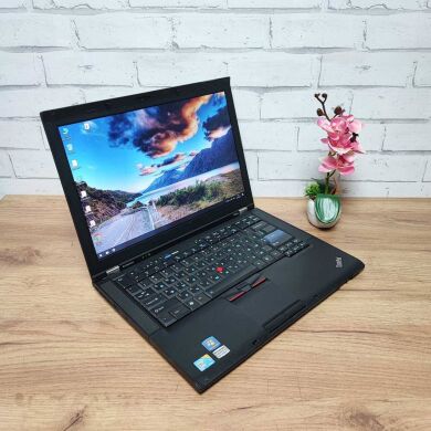 Ноутбук Б-клас Lenovo ThinkPad T410s / 14" (1440x900) TN / Intel Core i5-520M (2 (4) ядра по 2.4 - 2.93 GHz) / 8 GB DDR3 / 120 GB SSD / nVidia NVS 3100M, 512 MB GDDR3, 64-bit / WebCam / VGA / АКБ