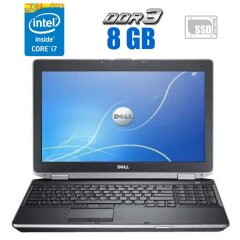 Ноутбук Dell Latitude E6530 / 15.6" (1366x768) TN / Intel Core i7-3520M (2 (4) ядра по 2.9 - 3.6 GHz) / 8 GB DDR3 / 240 GB SSD / Intel HD Graphic 4000 / DVD-ROM 