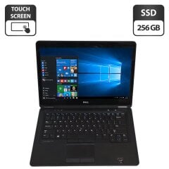 Ноутбук Dell Latitude E7440 / 14" (1920x1080) IPS Touch / Intel Core i7-4600U (2 (4) ядра по 2.1 - 3.3 GHz) / 8 GB DDR3 / 256 GB SSD / Intel HD Graphics 4400 / WebCam