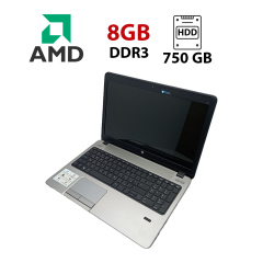 Ноутбук HP 455 G1 / 15.6" (1366x768) TN / AMD A8-4500M (4 ядра по 1.9 - 2.8 GHz) / 8 GB DDR3 / 750 GB HDD / AMD Radeon HD 7640G / WebCam