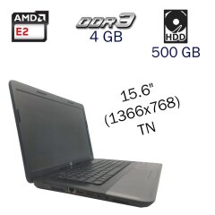 Ноутбук HP 655 / 15.6" (1366x768) TN / AMD E2-1800 (2 ядра по 1.7 GHz) / 4 GB DDR3 / 500 GB HDD / AMD Radeon HD 7340 Graphics / WebCam