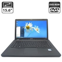Ноутбук HP Presario CQ56 / 15.6" (1366x768) TN / Intel Celeron 900 (1 ядро по 2.2 GHz) / 4 GB DDR3 / 250 GB HDD / Intel Graphics / WebCam / DVD-ROM / АКБ не держит