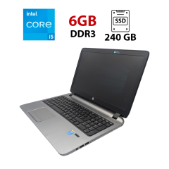 Ноутбук HP ProBook 450 G2 / 15.6" (1366x768) TN / Intel Core i5-4210U (2 (4) ядра по 1.7 - 2.7 GHz) / 6 GB DDR3 / 240 GB SSD / Intel HD Graphics 4400 / WebCam