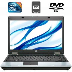 Ноутбук HP ProBook 6450b / 14" (1366x768) TN / Intel Core i5-520M (2 (4) ядра по 2.4 - 2.93 GHz) / 4 GB DDR3 / 120 GB SSD / Intel HD Graphics / DVD-RW / DisplayPort / АКБ не працює