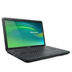Ноутбук Lenovo G555 / 15.6" (1366x768) TN / AMD Athlon II M320 (2 ядра по 2.1 GHz) / 4 GB DDR2 / 200 GB HDD / AMD Radeon HD 4200 Graphics / WebCam 