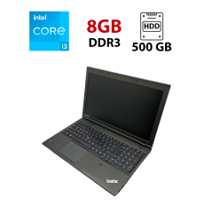 Ноутбук Lenovo ThinPad L540 / 15.6" (1366x768) TN / Intel Core i3-4100M (2 (4) ядра по 2.5 GHz) / 8 GB DDR3 / 500 GB HDD / Intel HD Graphics 4600 / WebCam