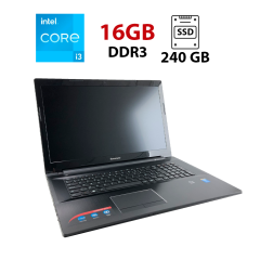 Ноутбук Lenovo Z70-80 / 17.3" (1920х1080) IPS / Intel Core i3-5005U (2 (4) ядра по 2.0 GHz) / 16 GB DDR3 / 240 GB SSD / Intel HD Graphics 5500 / WebCam