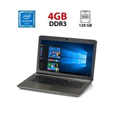 Ноутбук Medion Akoya E7225 / 17.3" (1600x900) TN / Intel Celeron N2940 (4 ядра по 1.83 - 2.25 GHz) / 4 GB DDR3 / 128 GB SSD / Intel HD Graphics / WebCam