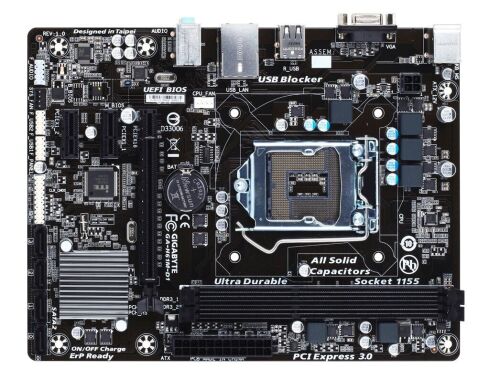 Нова материнська плата Gigabyte GA-H61M-D1 / Socket LGA1155 / ОЕМ Bulk