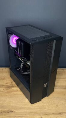 Новий ігровий ПК FSP CMT270 Tower / Intel Core i3-12100F (4 ядра по 3.3 - 4.3 GHz) / 16 GB DDR4 / 512 GB SSD M.2 / nVidia GeForce RTX 3050, 8 GB GDDR6, 128-bit / HDMI / 550W