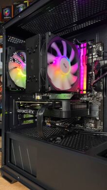 Сборка под заказ: новый компьютер MSI MAG Forge M100R Black Tower / AMD Ryzen 5 7500F (6 (12) ядер по 3.7 - 5.0 GHz) / 16 GB DDR5 / 1000 GB SSD M.2 / nVidia GeForce RTX 4060, 8 GB GDDR6, 128-bit / 650W