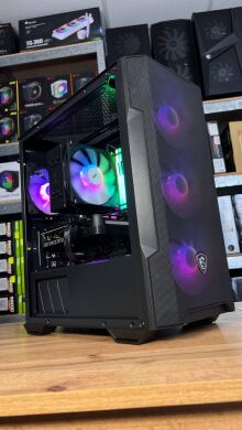 Сборка под заказ: новый компьютер MSI MAG Forge M100R Black Tower / AMD Ryzen 5 7500F (6 (12) ядер по 3.7 - 5.0 GHz) / 16 GB DDR5 / 1000 GB SSD M.2 / nVidia GeForce RTX 4060, 8 GB GDDR6, 128-bit / 650W