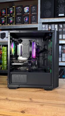 Сборка под заказ: новый компьютер MSI MAG Forge M100R Black Tower / AMD Ryzen 5 7500F (6 (12) ядер по 3.7 - 5.0 GHz) / 16 GB DDR5 / 1000 GB SSD M.2 / nVidia GeForce RTX 4060, 8 GB GDDR6, 128-bit / 650W