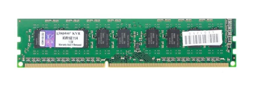 Серверна оперативна пам'ять Kingston 4GB DDR3 ECC Unbuffered 1600Mhz