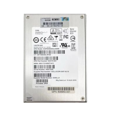 Твердотельный накопитель SSD Hewlett Packard Enterprise DOPM3840S5xnNMRI / 2.5" / 3840 GB / SAS / eMLC