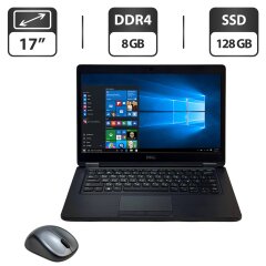 Ультрабук Б-клас Dell Latitude 5490 / 14" (1366x768) TN / Intel Core i3-8130U (2 (4) ядра по 2.2 - 3.4 GHz) / 8 GB DDR4 / 128 GB SSD / Intel HD Graphics 620 / WebCam / Windows 10 Pro + Бездротова мишка