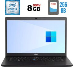 Ультрабук Б-класс Dell Latitude 7480 / 14" (1920x1080) IPS / Intel Core i5-6300U (2 (4) ядра по 2.4 - 3.0 GHz) / 8 GB DDR4 / 256 GB SSD / Intel HD Graphics 520 / WebCam
