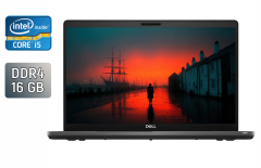 Ультрабук Dell Latitude 5500 / 15.6" (1920x1080) IPS / Intel Core i5-8365U (4 (8) ядра по 1.6 - 4.1 GHz) / 16 GB DDR4 / 512 GB SSD / Intel UHD Graphics 620 / WebCam / TouchID / Windows 10