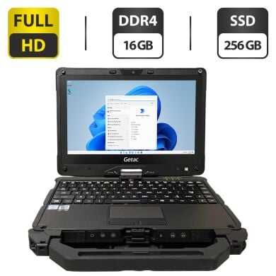 Захищений ноутбук-трансформер Getac V110 G5 / 11.6" (1920x1080) IPS Touch / Intel Core i5-8265U (4 (8) ядра по 1.6 - 3.9 GHz) / 16 GB DDR4 / 256 GB SSD / Intel UHD Graphics / WebCam / Стилус / Два АКБ