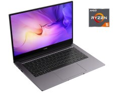 Ноутбук Huawei MateBook D 15 / 15.6" (1920x1080) IPS / AMD Ryzen 5 3500U (4 (8) ядра по 2.1 - 3.7 GHz) / 8 GB DDR4 / 256 GB SSD / AMD Radeon Vega 8 Graphics / WebCam / Win 11 Home + сумка-чохол