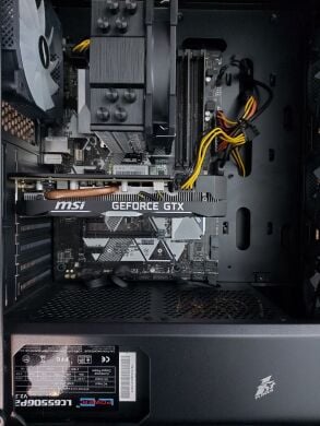 Ігровий ПК 1stPlayer FireBase X6 Tower / Intel Core i5-8400 (6 ядер по 2.8 - 4.0 GHz) / 24 GB DDR4 / 128 GB SSD M.2 + 512 GB SSD / nVidia GeForce GTX 1660 Ti, 6 GB GDDR6, 192-bit / 550W