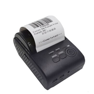 Мобильный термопринтер для чеков POS-принтер Mini ZJ-5805DD 58мм Bluetooth