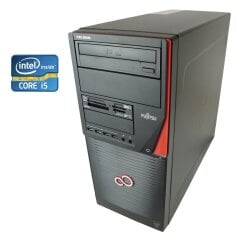 Робоча станція Б-клас Fujitsu Celsius W530 Workstation Tower / Intel Core i5-4670 (4 ядра по 3.4 - 3.8 GHz) / 16 GB DDR3 / 500 GB HDD / AMD FirePro V3900, 1 GB DDR3, 128-bit / DVD-RW
