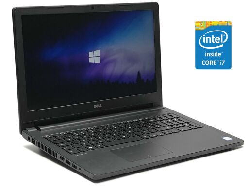 Ноутбук Б-класс Dell Latitude 3570 / 15.6" (1366x768) TN / Intel Core i7-6500U (2 (4) ядра по 2.5 - 3.1 GHz) / 8 GB DDR3 / 256 GB SSD / nVidia GeForce 920M, 2 GB DDR3, 64-bit / WebCam